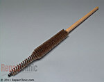 Clean off the condenser coils twice per year.